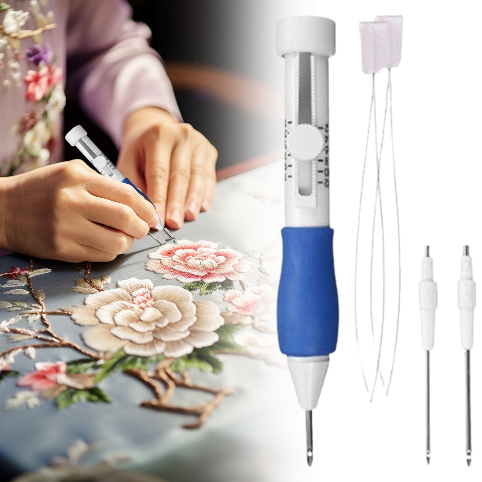 Embroidery Pen Embroidery Stitching Punch Needle Embroidery Kit Craft
