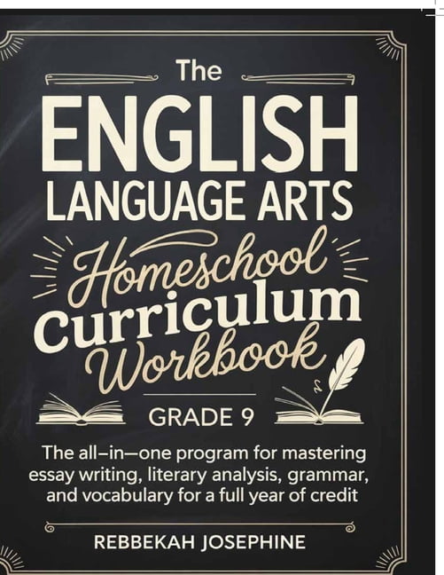 English Language Arts Homeschool Curriculum Workbook Grade 9: The All-