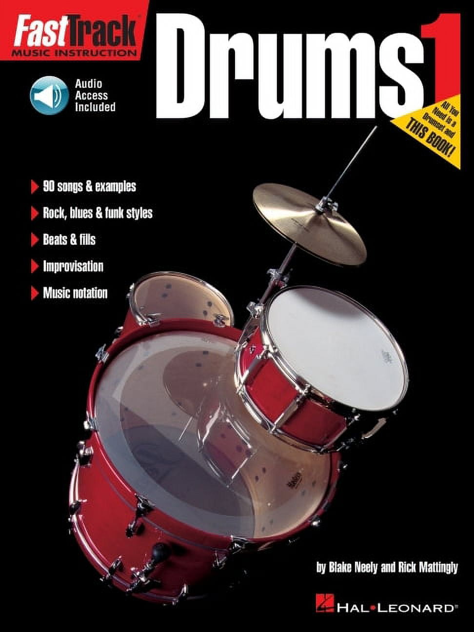 FastTrack Music Instruction Fasttrack Drums Method Book 1 Beginner Dru