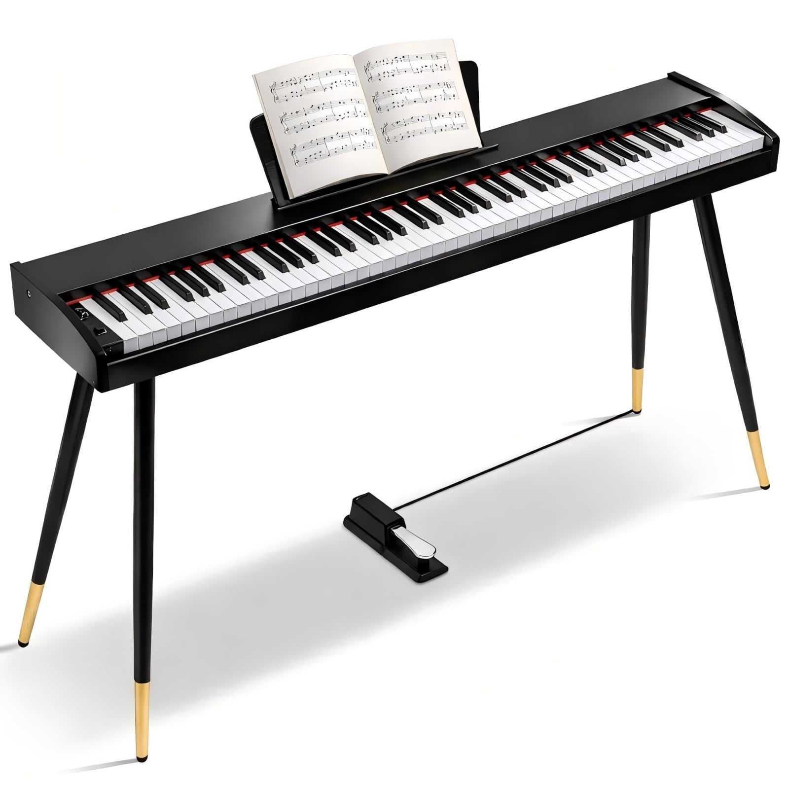 Fenbeli 88 Key Digital Piano Keyboard Full-Size Semi-Weighted Electric
