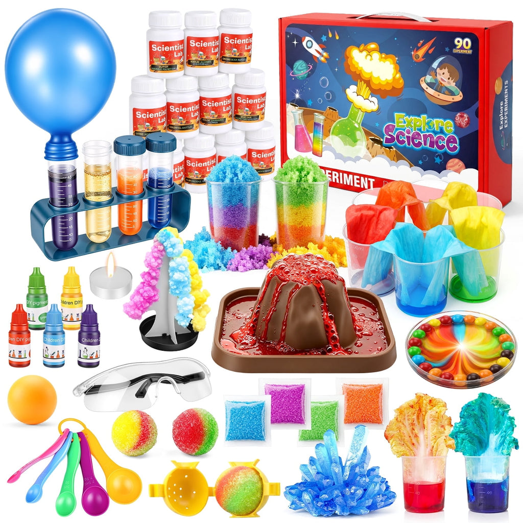 Flooyes Kids Educational Science Kit Toys, Science Lab Experiments wit