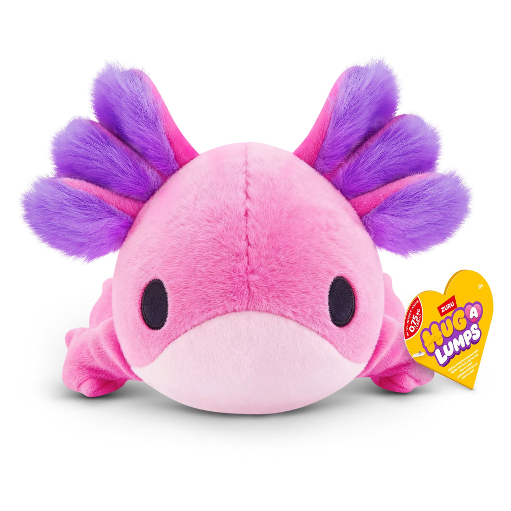 Hug a Lumps Ally the Axolotl by ZURU - Small 1.65lbs Cuddly Weighted P
