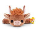 Hug a Lumps Holly the Highland Cow by ZURU - Small 1.65lbs Cuddly Weig