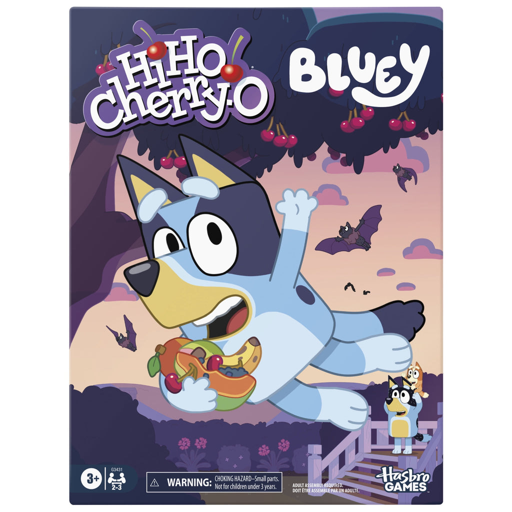 Hi Ho! Cherry-O Bluey Board Game, Counting and Numbers Birthday Gifts,