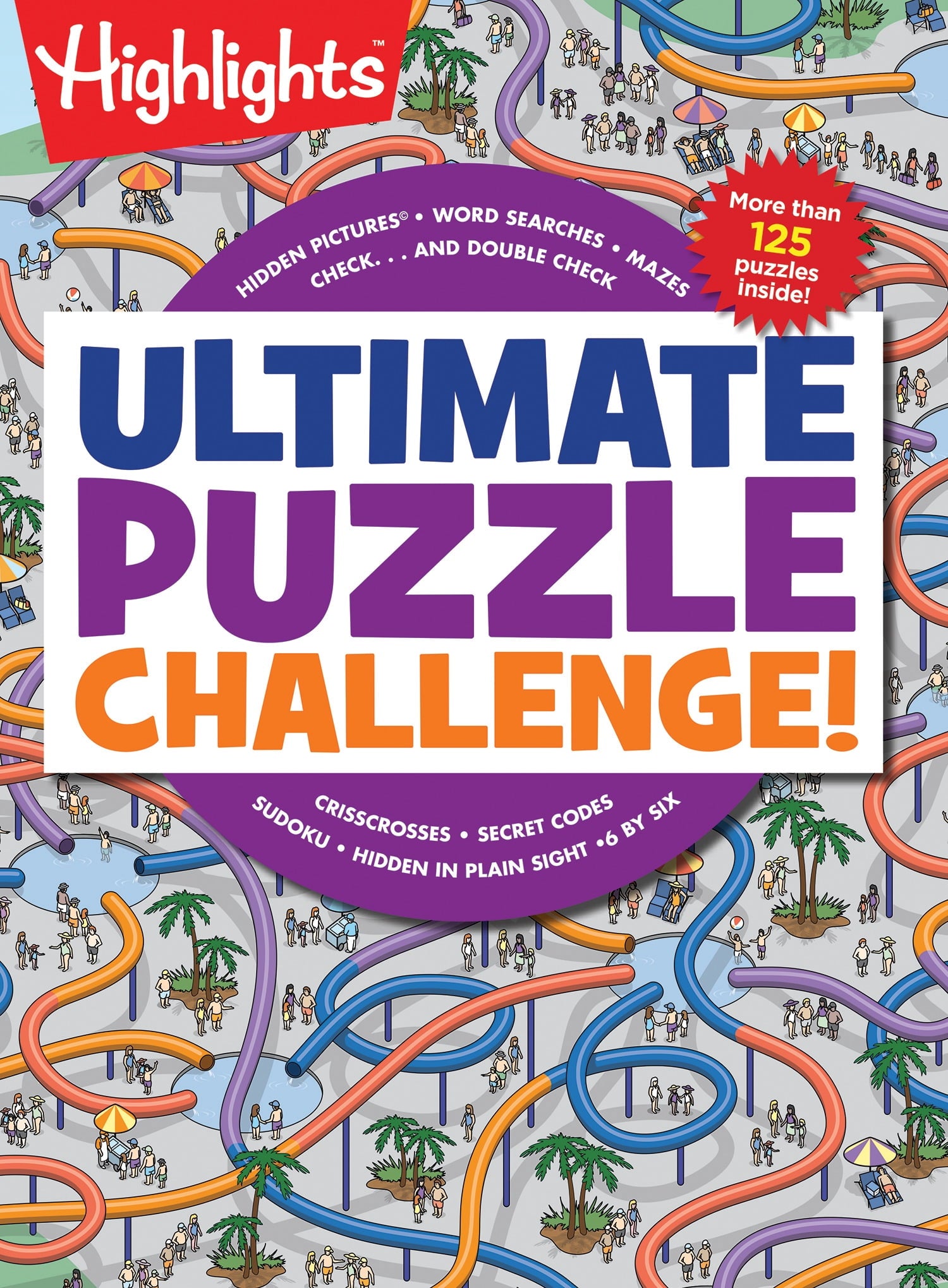 Ultimate Puzzle Challenge!: 125+ Brain Games for Kids, Mazes, Brain Te