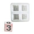 HILOGEL Epoxy Resin Silicone Molds for Making Block Calendar, Dices, C