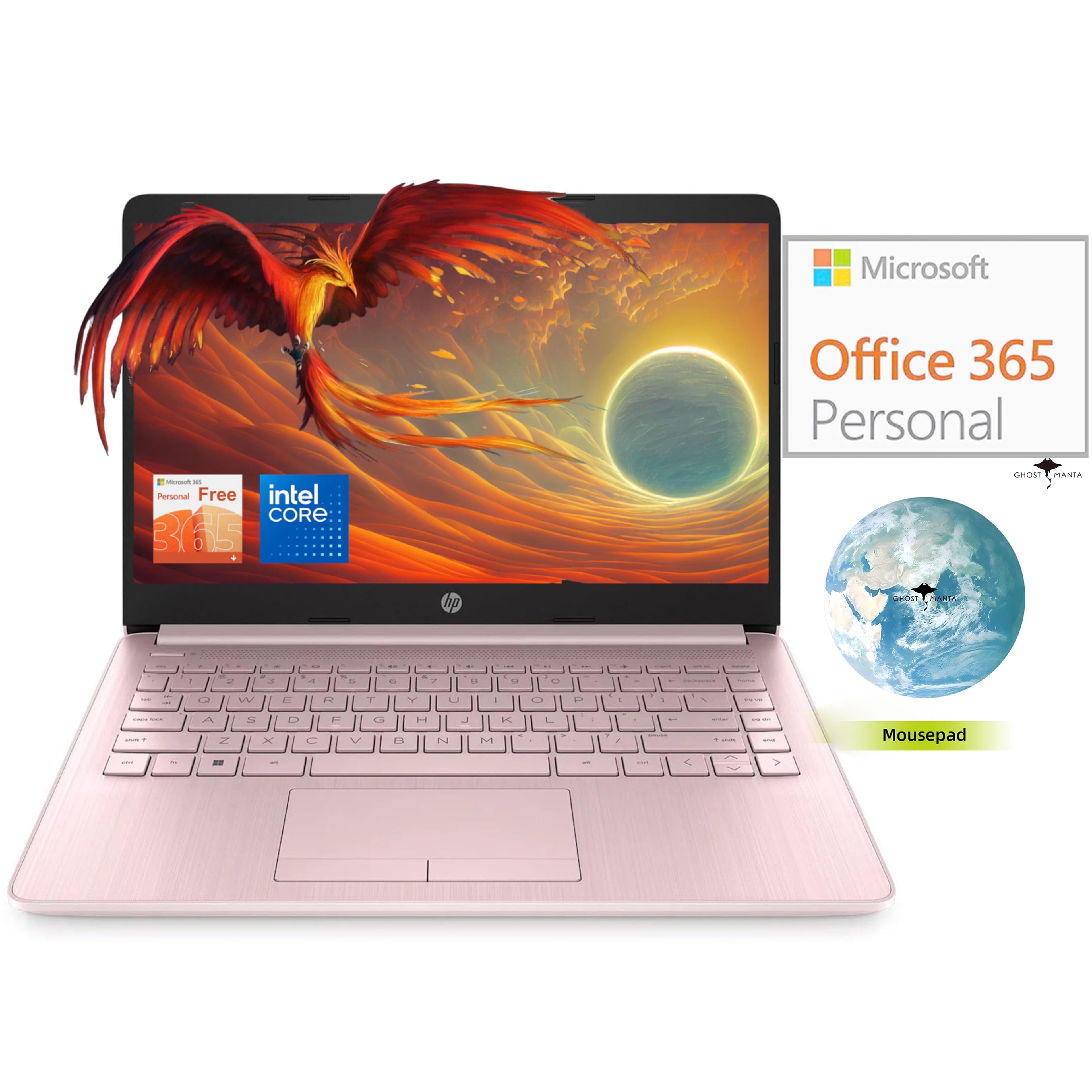 HP 14" Laptop 4GB RAM, 128 GB Storage