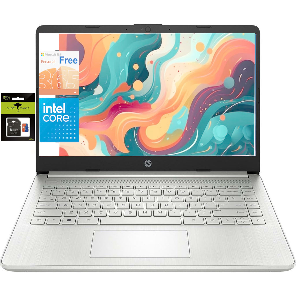 HP 14" Laptop 4GB RAM, 128 GB Storage