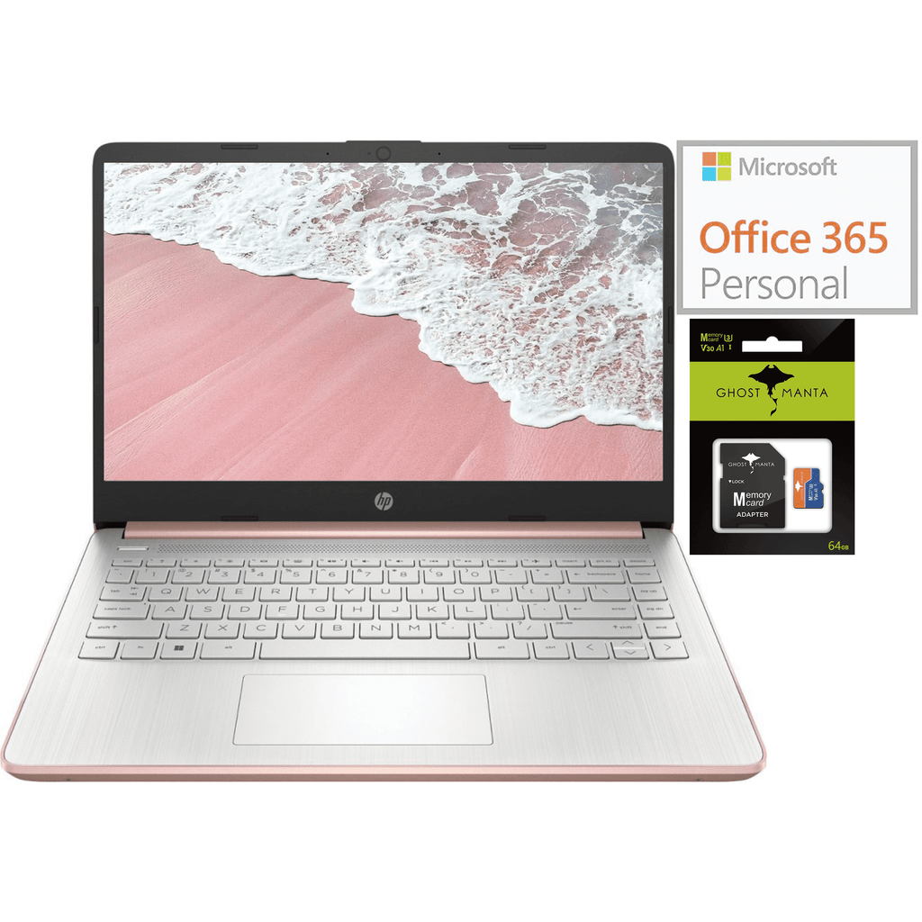 HP 14" Laptop 4GB RAM, 128 GB Storage