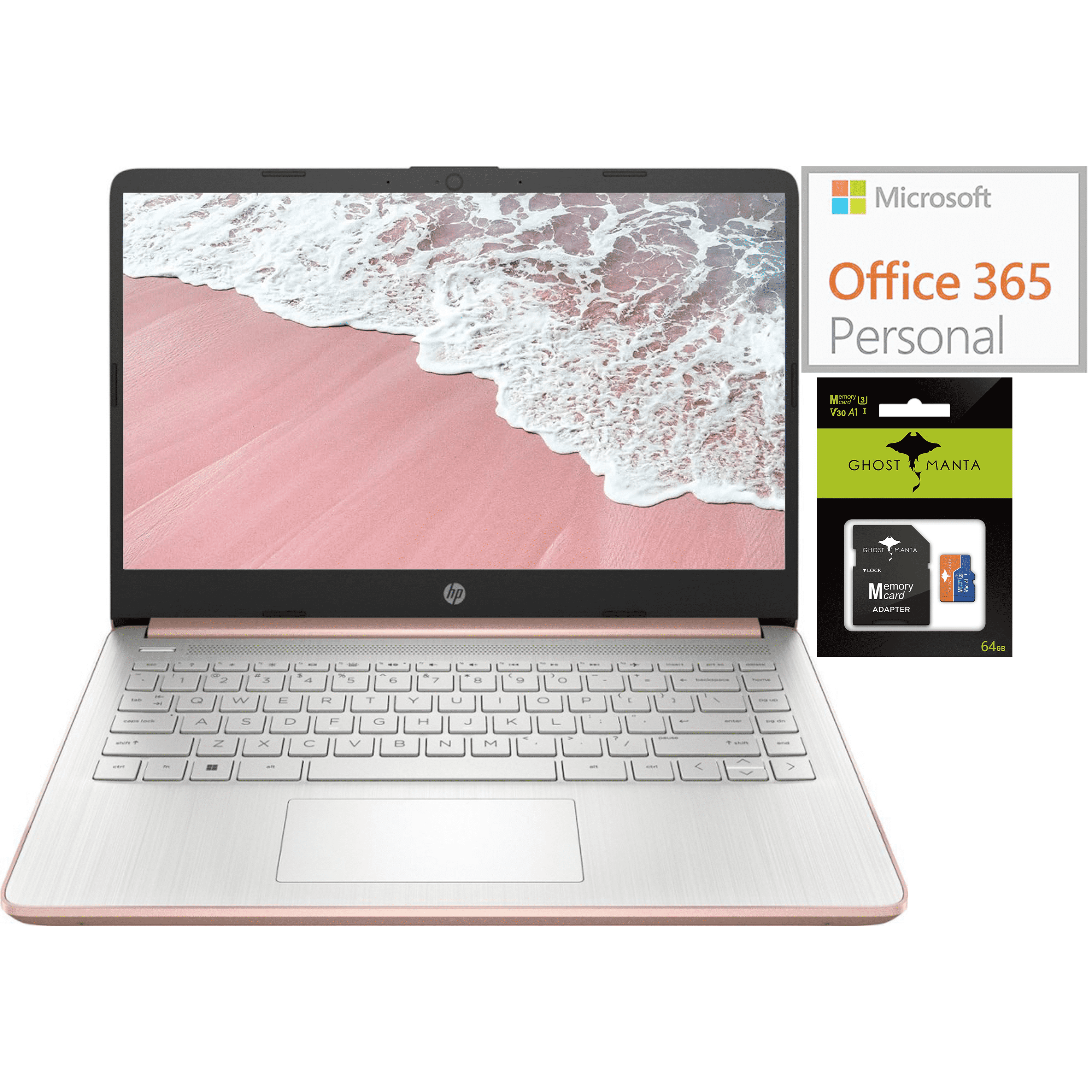HP 14" Laptop 4GB RAM, 128 GB Storage