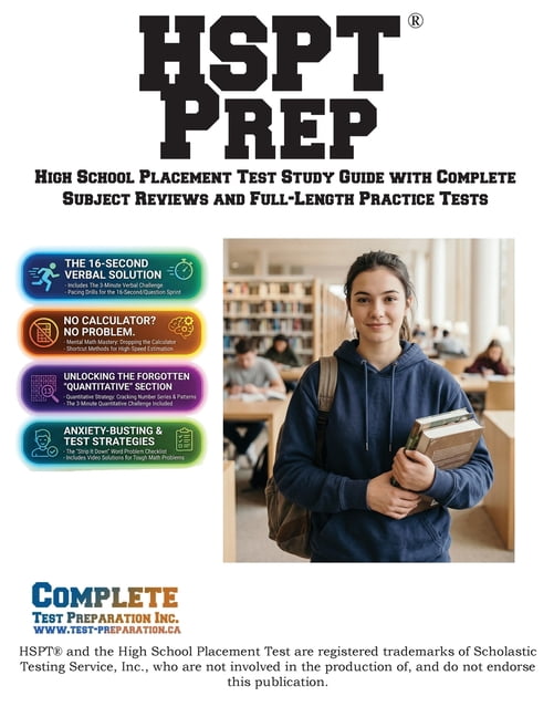 HSPT Prep: High School Placement Test Study Guide with Complete Subjec