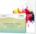 HTVRONT Sublimation Paper 8.5 x 11 Inch - 120 Sheets Easy to Transfer
