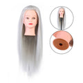 Hair Salon Cosmetology Training Mannequin Head - Gray 23.6 inch / 60 c