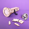 Hand-Crank Flashlight DIY Kit, Educational STEM Toy, Educational STEM