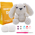 HearthLoop Beginner Crochet Kit – Bunny Amigurumi with Yarn, Hook &