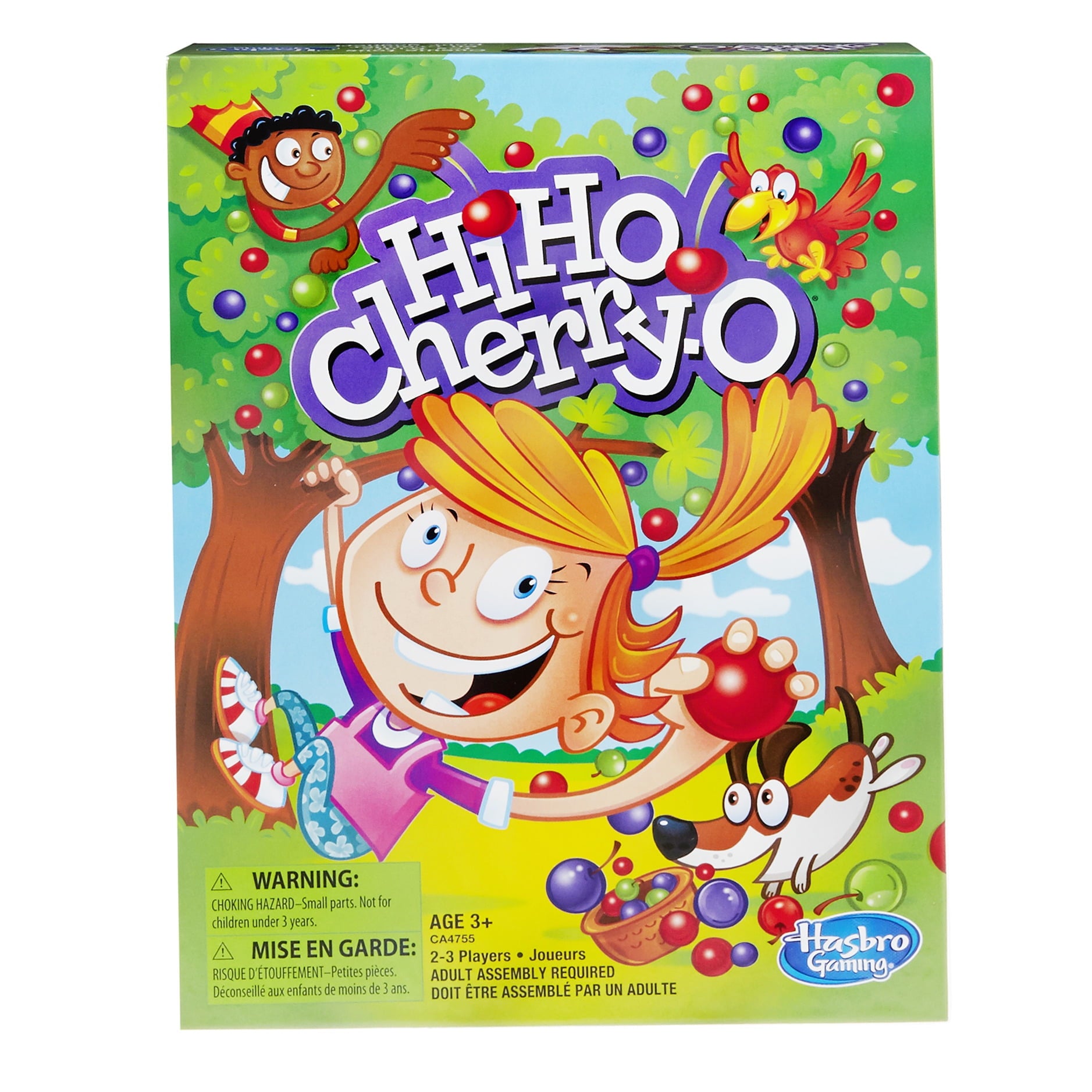 Hasbro Gaming Hi Ho! Cherry-O Board Game, Counting and Numbers Game fo