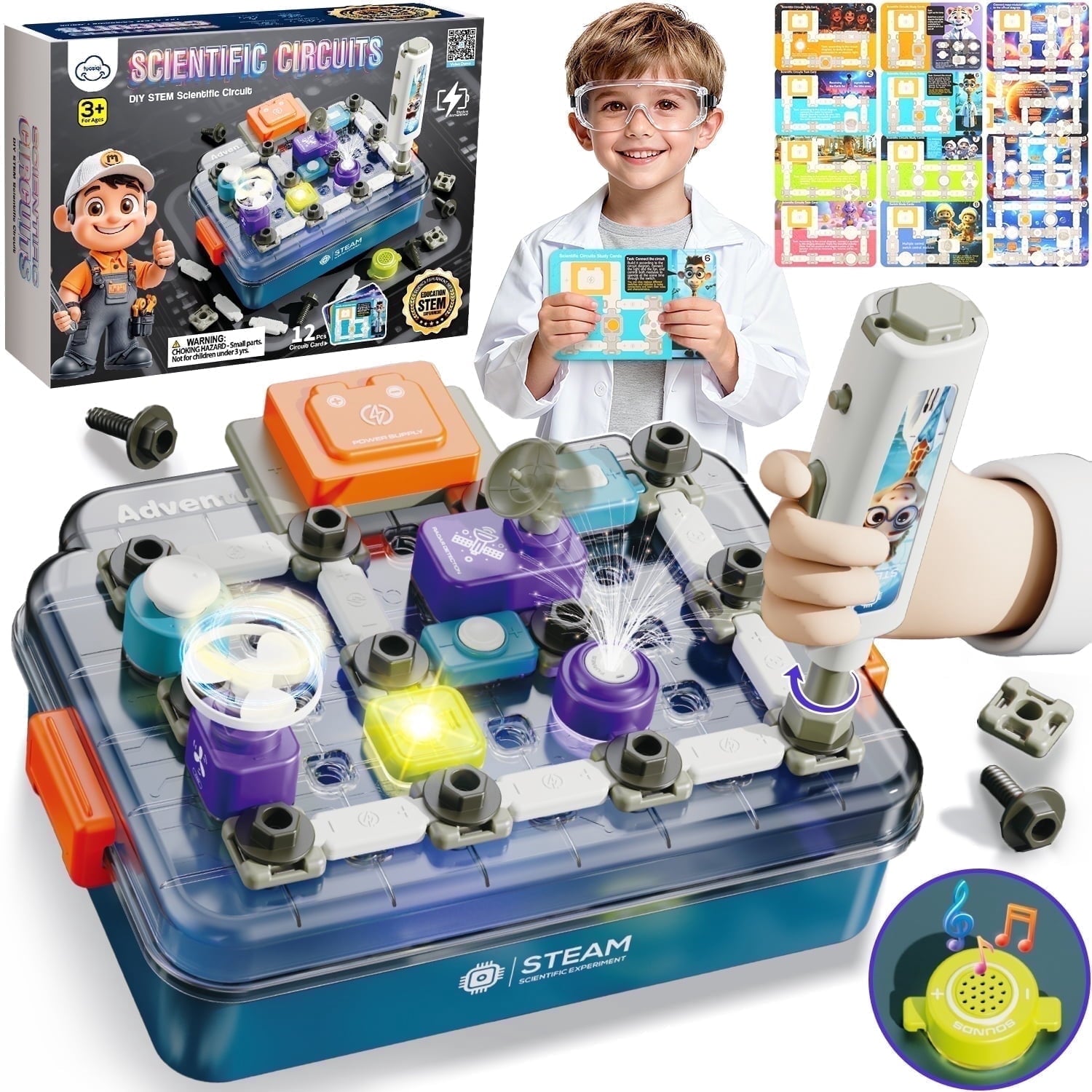 HopeRock Science Kit for Kids, 58PCS Toys for Boy 8-11 Years, Physics
