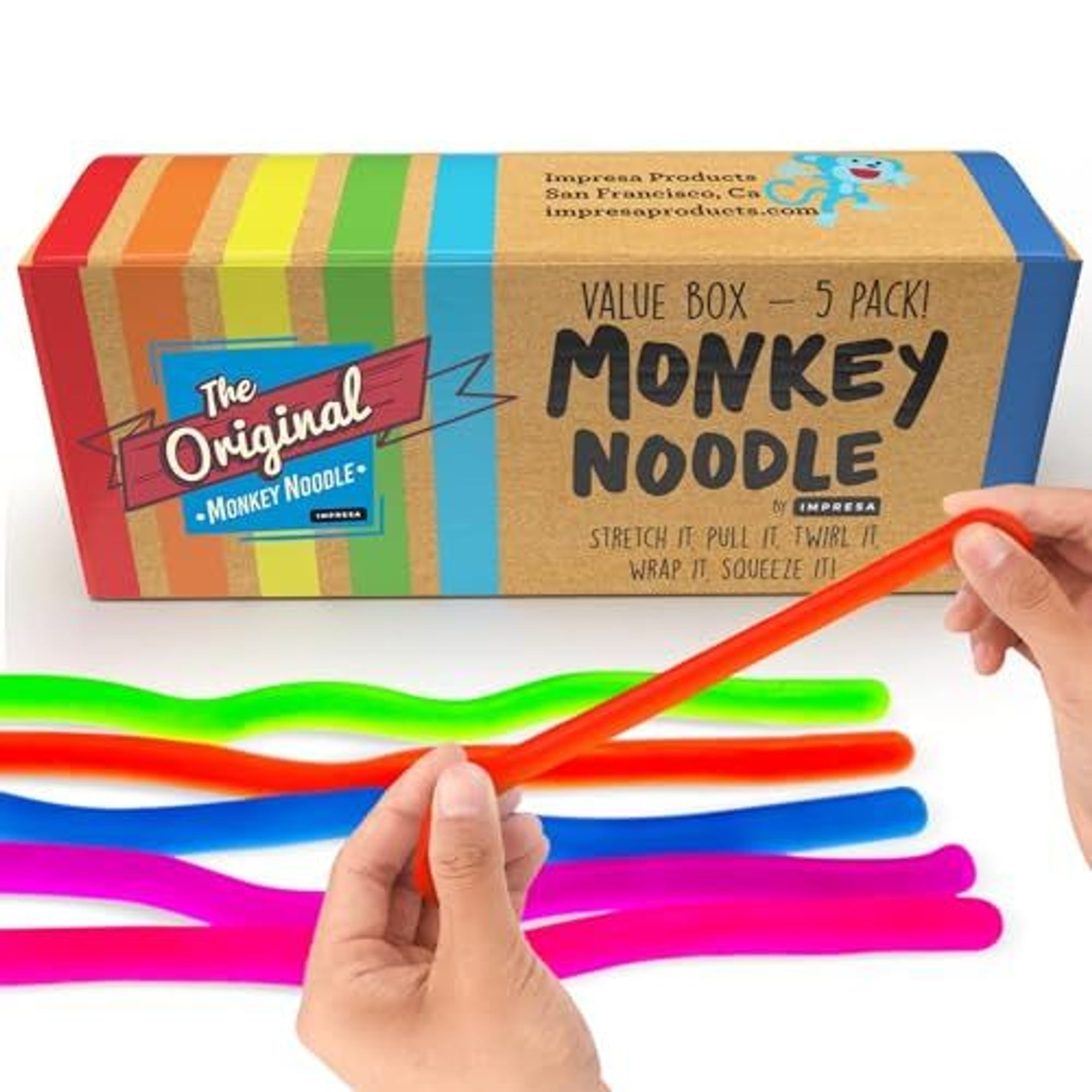 5 Pack of Stretchy String Fidget