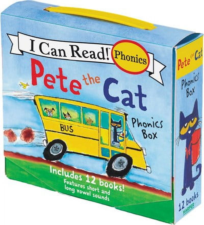 Pete the Cat 12-Book Phonics Fun!: A Box of 12 Mini-Books Featuring Sh