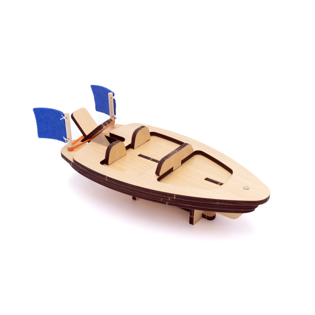 Jimmy's Workshop, Kids DIY 13+ Piece, Speedboat Beginner Woodworking S