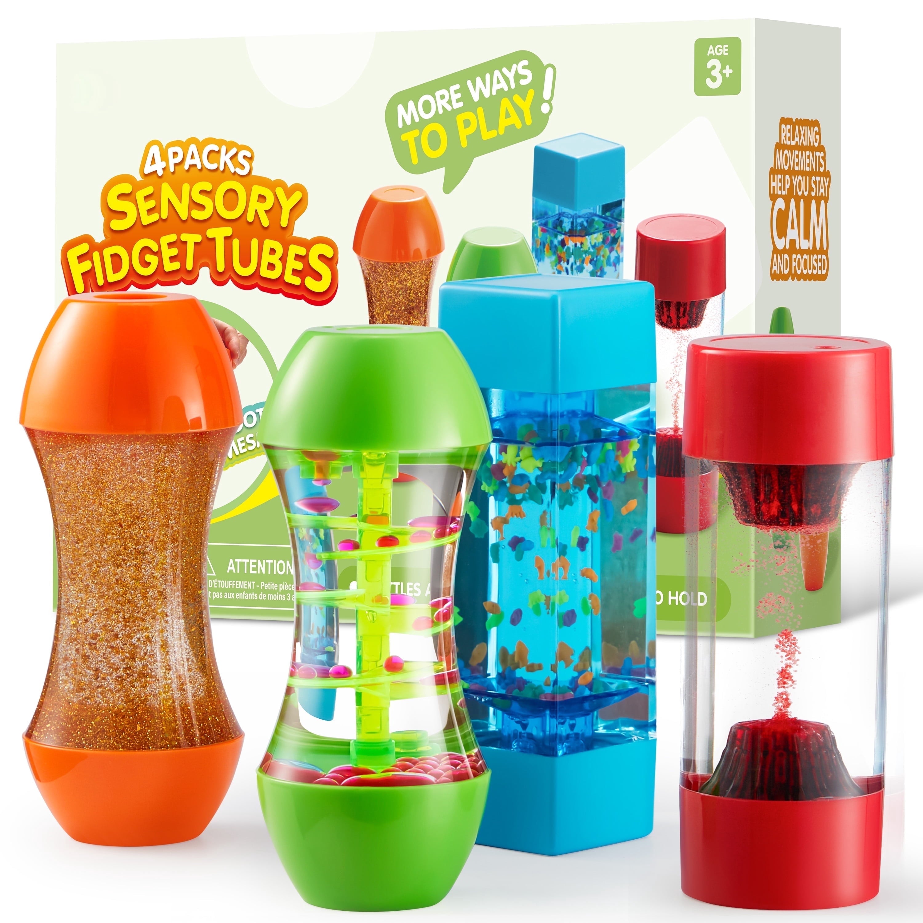 Four Pack Sensory Tubes