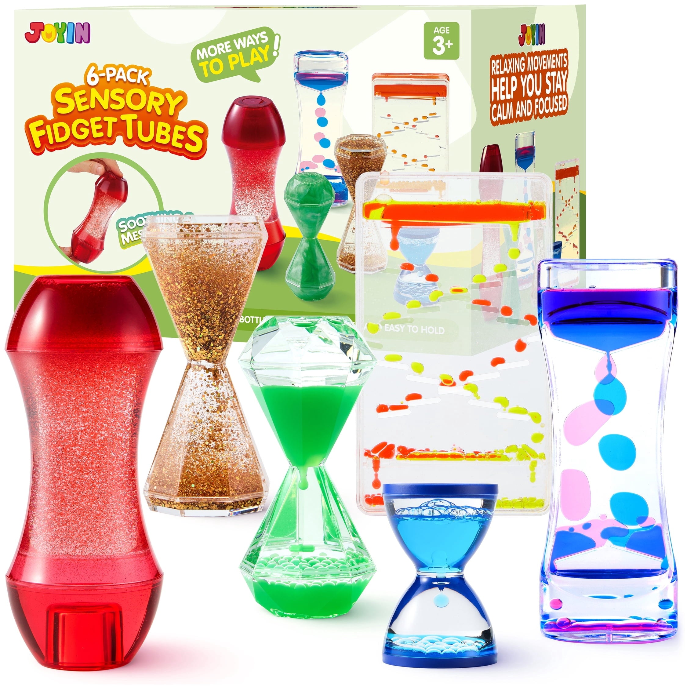 Four Pack Sensory Tubes