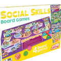 Junior Learning Social Skills Board Games - 4 Educational Board Games