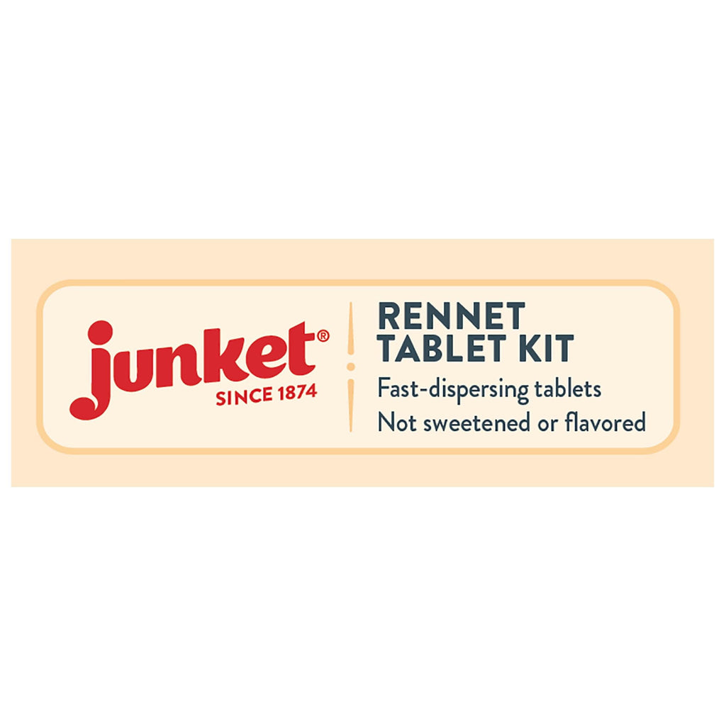 Junket - Rennet Tablets for Cheese Making - 0.23 OZ, Case of 12