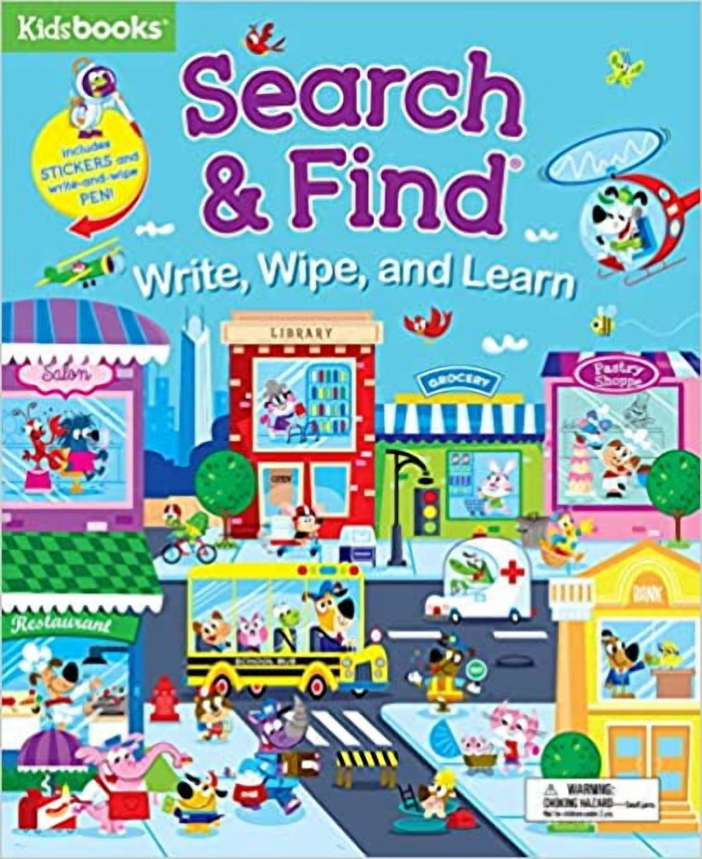 Search & Find Write, Wipe, and Learn (Spiral-Bound)
