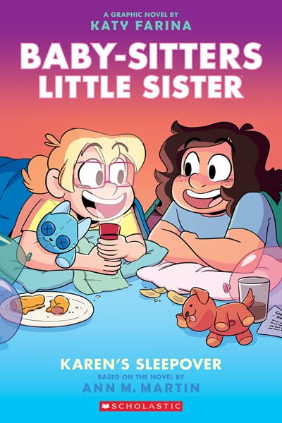 Karen's Sleepover: a Graphic Novel (Baby-Sitters Little Sister #8) (Pa