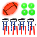 LED Flag Football, Light-Up Outdoor Sports Game, for All Ages, by Minn