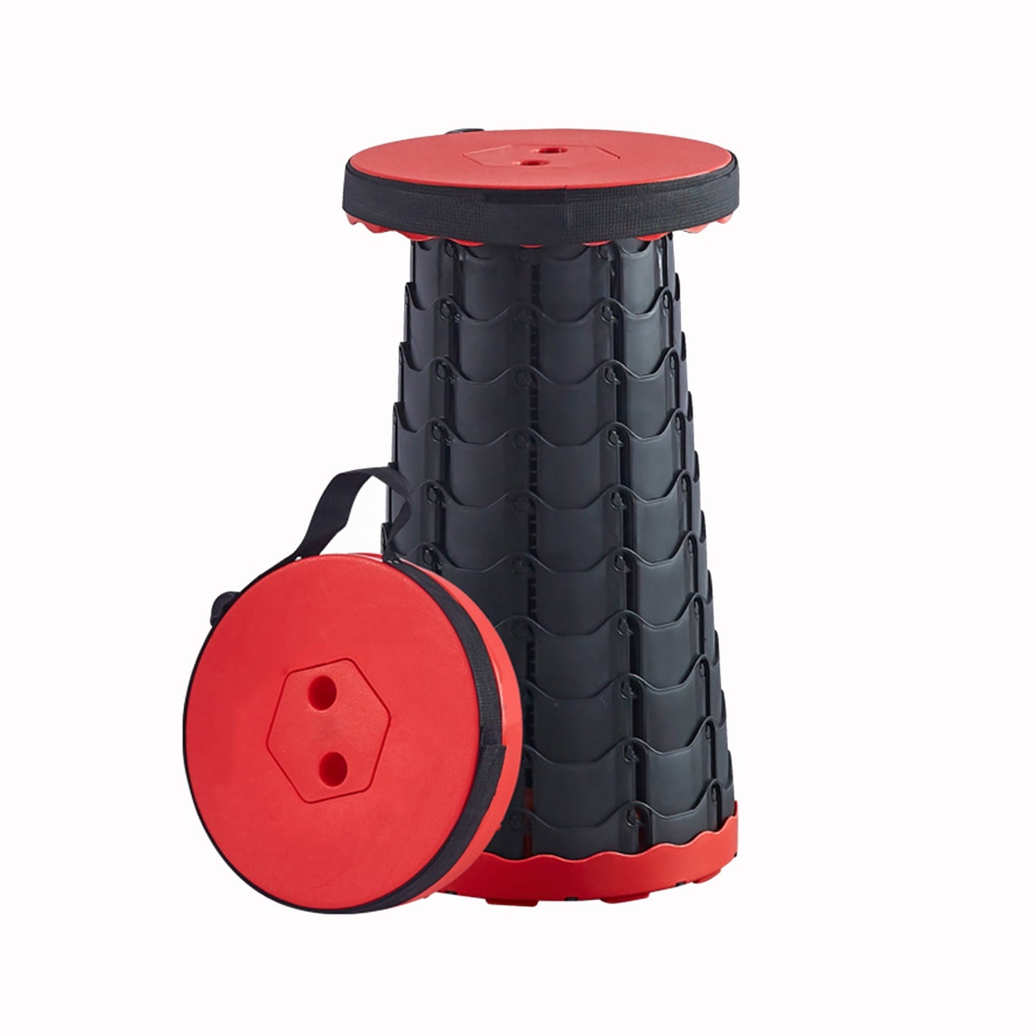 LIMICAR Portable Folding Stool,Upgraded Portable Telescopic Stool,Capa