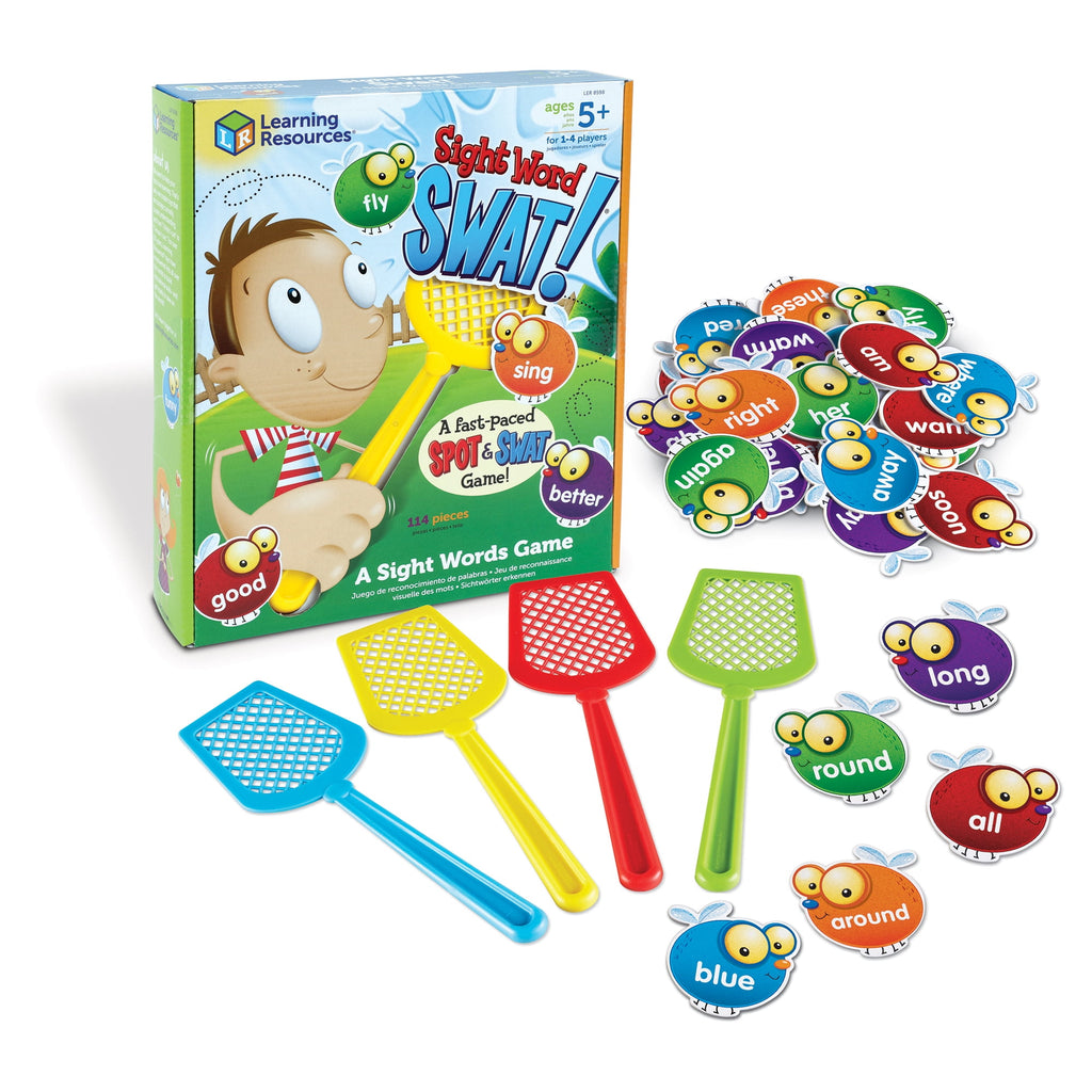 Learning Resources Sight Word Swat a Sight Words Game, Phonics Games,