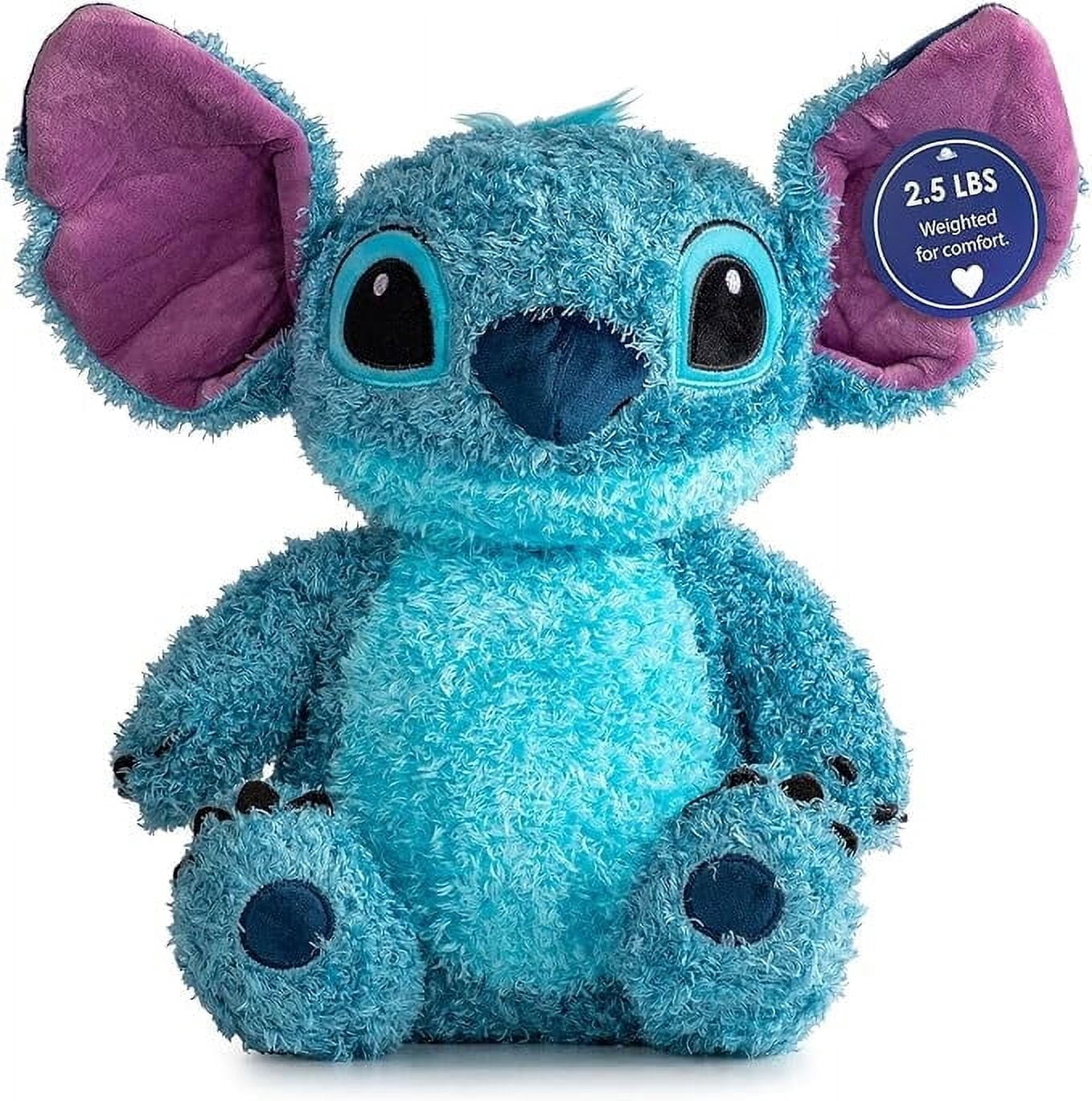 Lilo & Stitch Fuzzy Stitch 2.5 lbs Weighted Plush Pillow Buddy - Disne