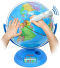 Little Experimenter 9-Inch Multicolor Geographic Globe with Interactiv