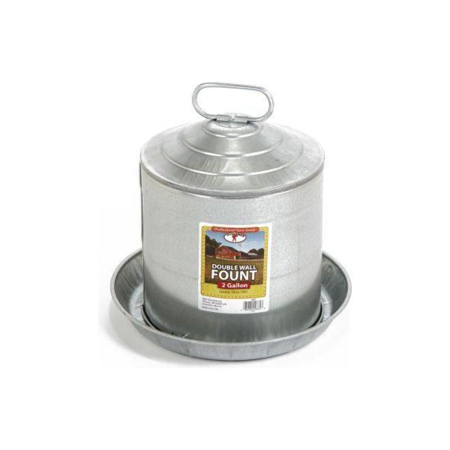 Miller Manufacturing Little Giant 3 gal Steel Poultry Waterer
