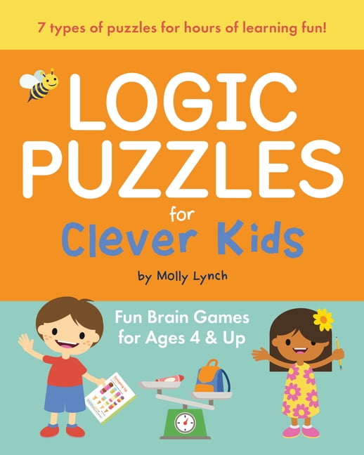 Logic Puzzles for Clever Kids : Fun brain games for ages 4 & up (Paper