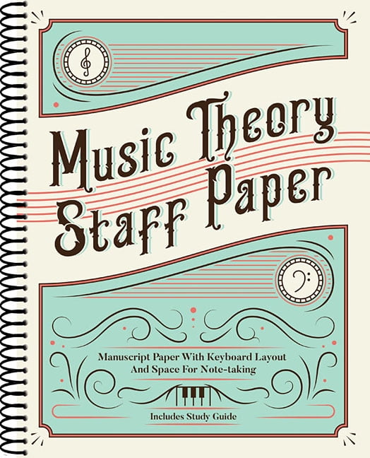 Malia Jade Roberson: Music Theory Staff Paper, Book 1 (Spiral-bound)