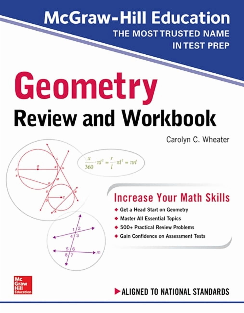 McGraw-Hill Education Geometry Review and Workbook, (Paperback)