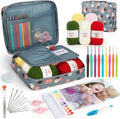 Mikhai Crochet Kit for Beginners with Yarn and Introduction Book, Croc