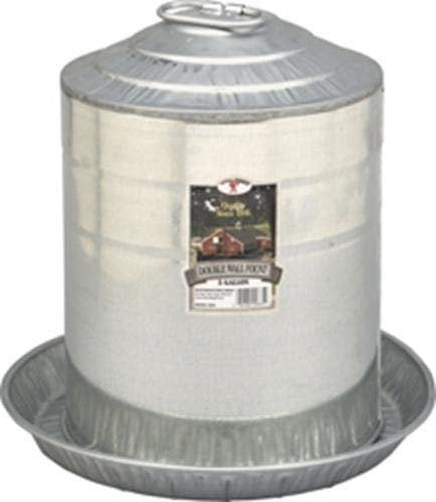 Miller Lite Miller 9835 5-Gallon Galvanized Poultry Fountain — Resid