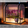 Mini Greenhouse Indoor with Grow Light, Small Tabletop Greenhouses Kit