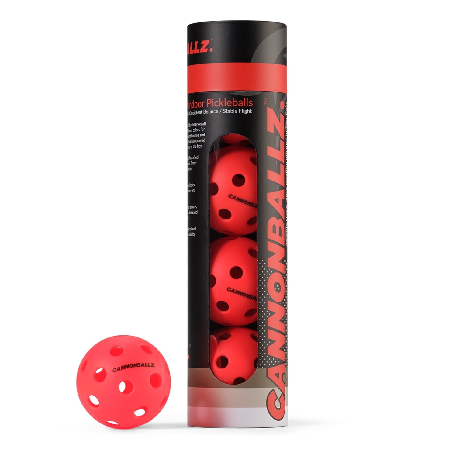 Mint Sport Cannonballz - Indoor Pickleball Balls Multi-Pack – 26 Hol