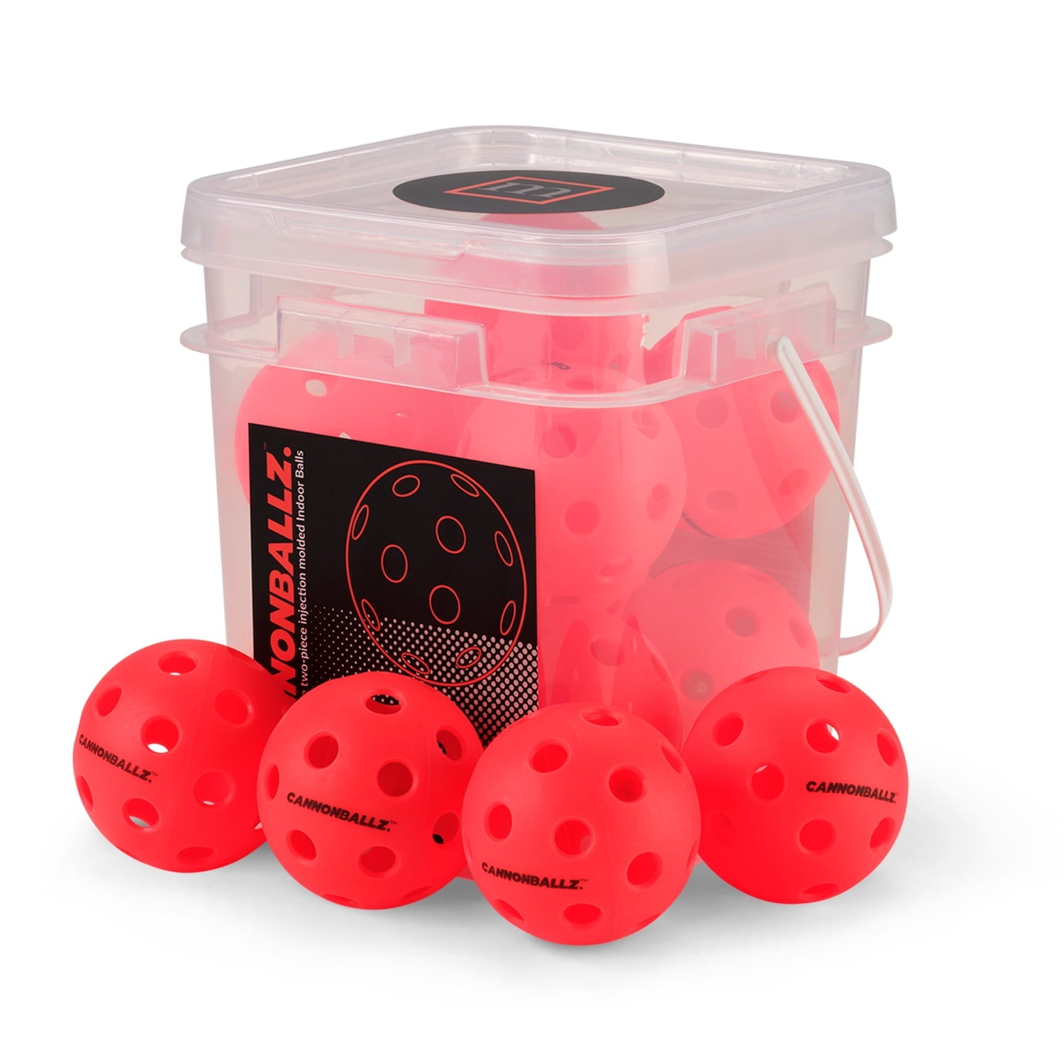Mint Sport Cannonballz - Indoor Pickleball Balls Multi-Pack – 26 Hol