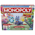 Monopoly Junior Board Game, 2-Sided Gameboard, 2 Games in 1 for Kids,