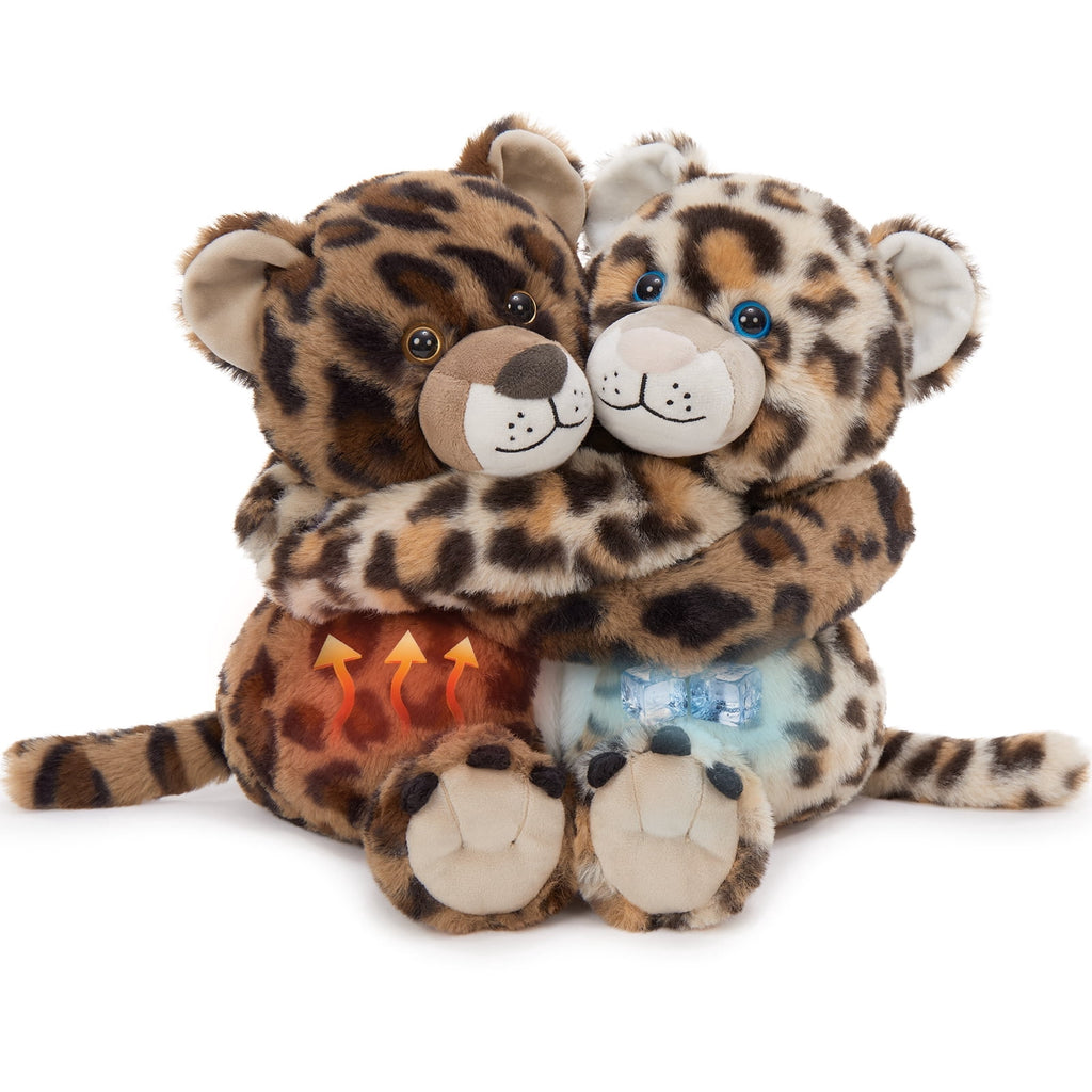 MorisMos Heatable & Coolable Unicorn Stuffed Animals Set,Weighted Micr
