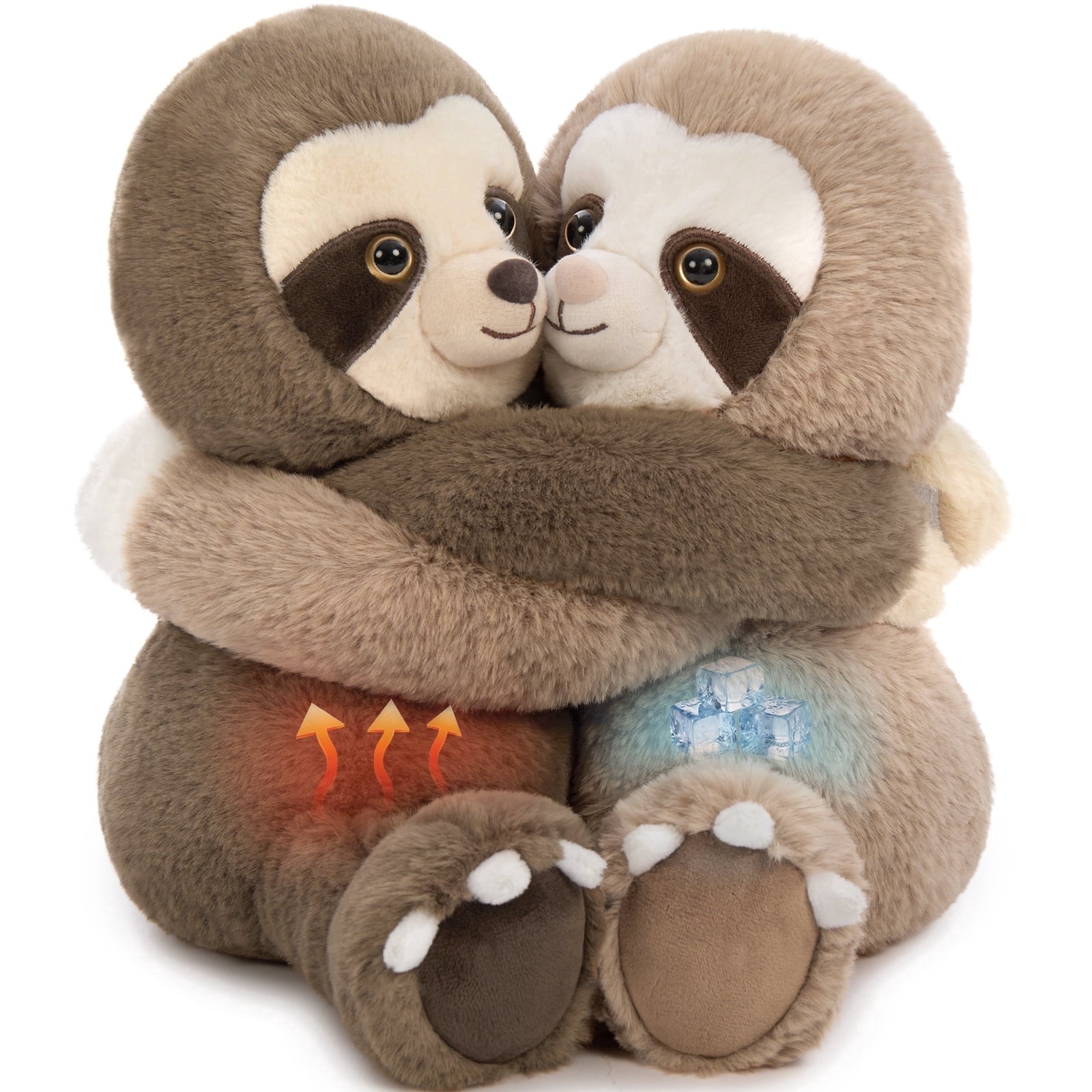 MorisMos Heatable & Coolable Unicorn Stuffed Animals Set,Weighted Micr