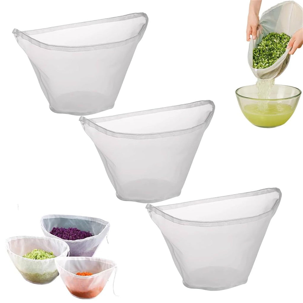 Reusable Cheesecloth Straining Bags, Nut Milk Cheese Making Bags, Cook