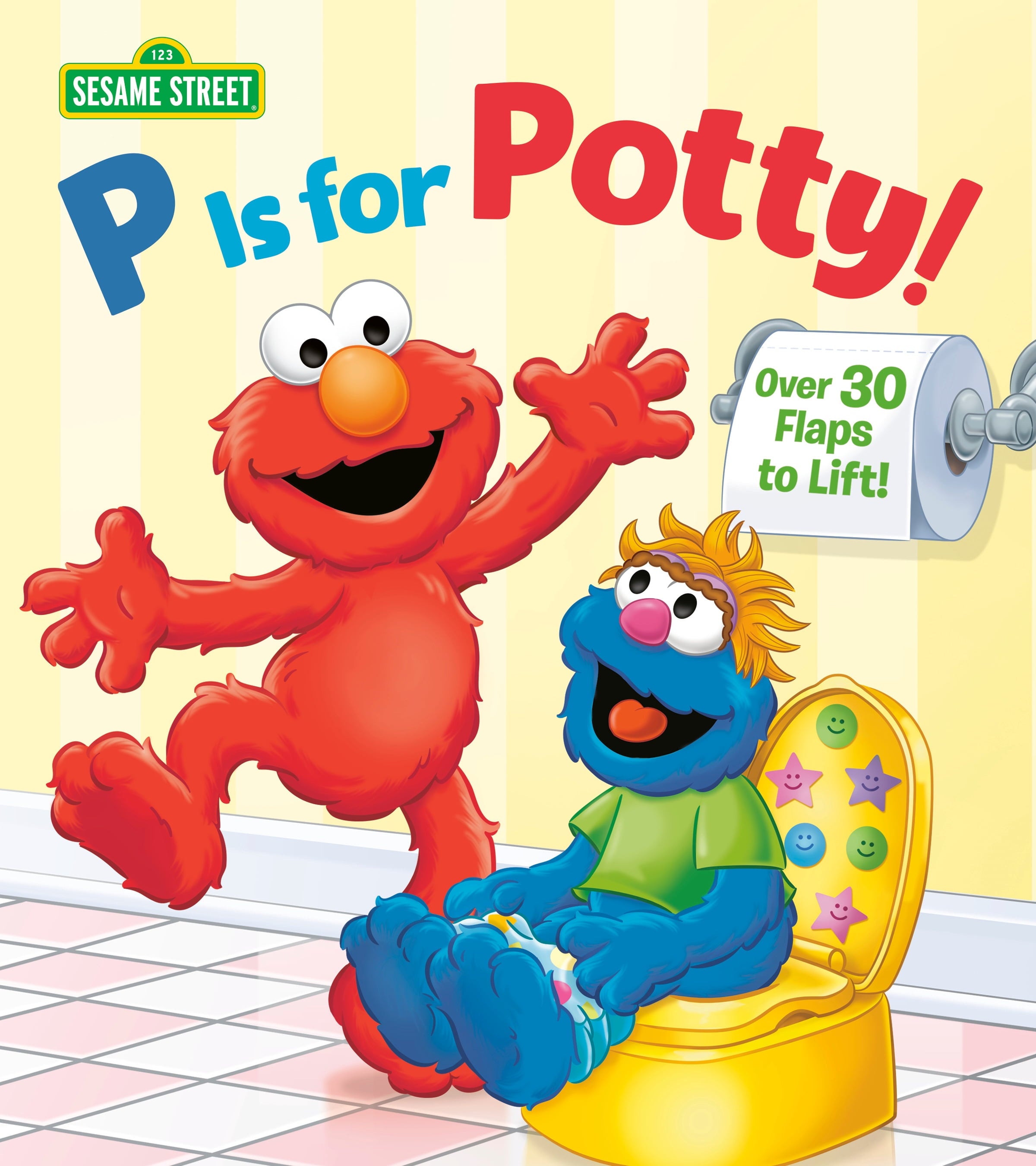 P Is for Potty! (Sesame Street) (Board Book)