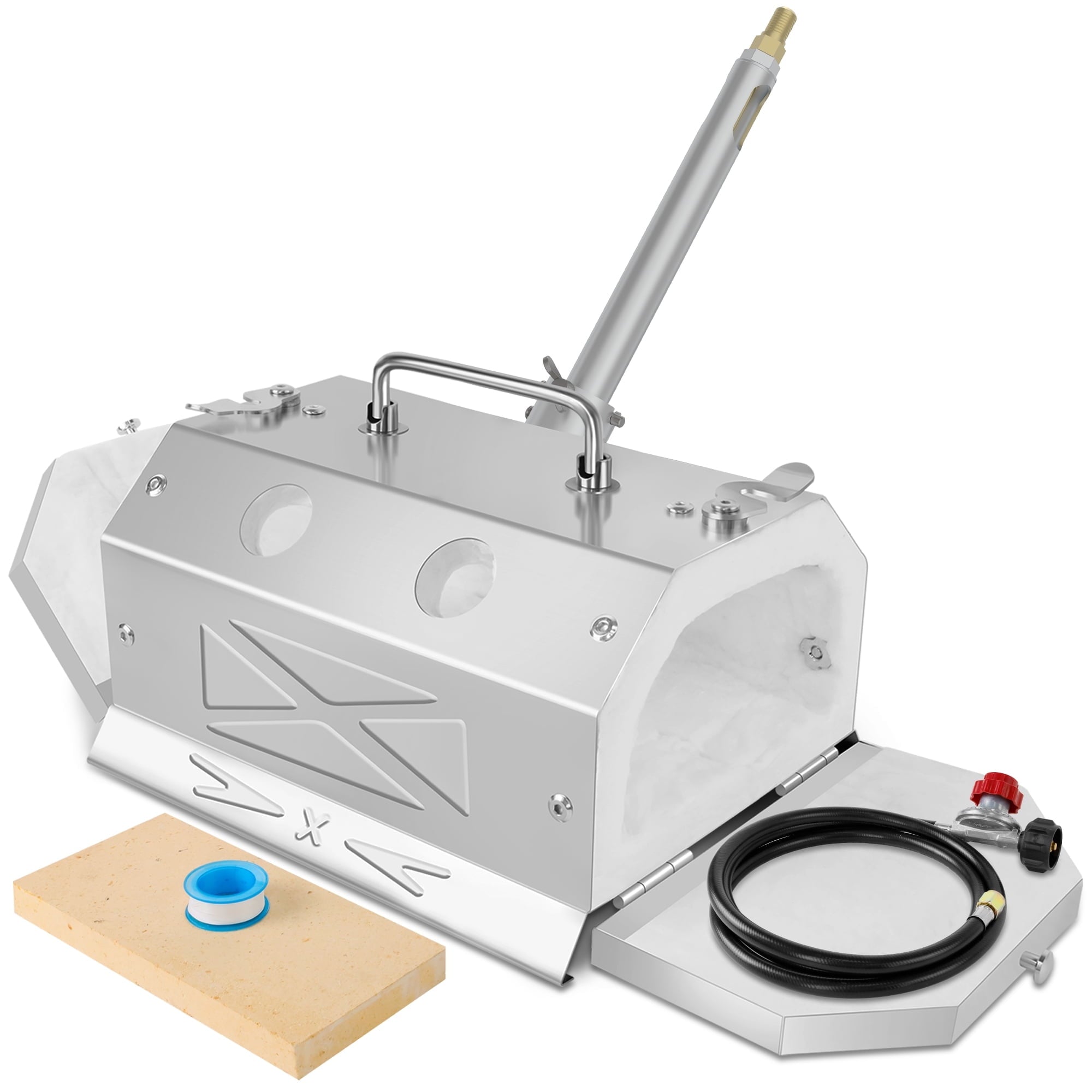 Nelyrho Portable Blacksmith Beginner Forge Kit With 30PSI Regulator, S